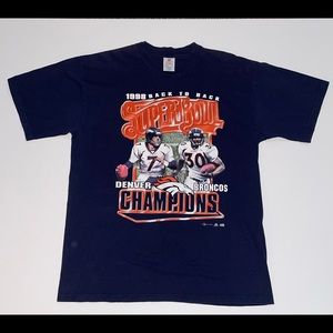 Denver Broncos 1998 “Back to Back” SuperBowl T Shirt